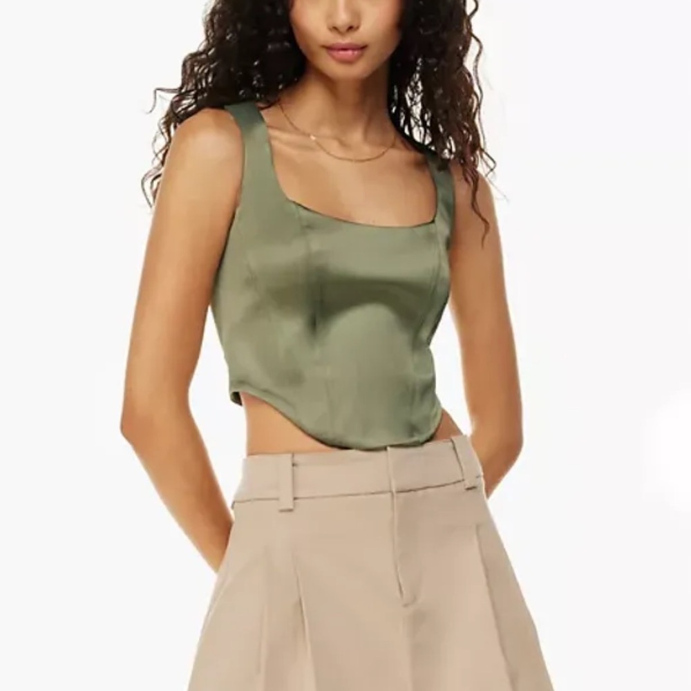 Aritzia Shiloh Satin Bustier